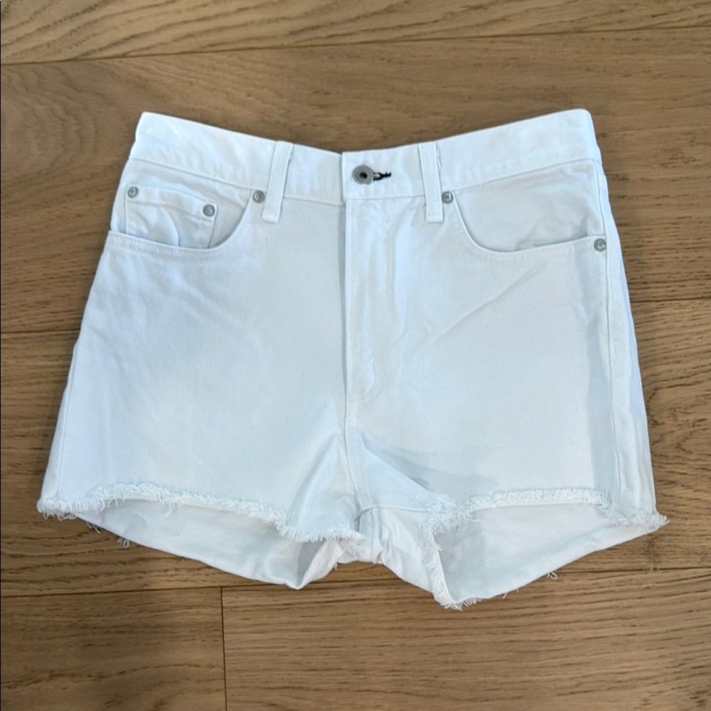 Rag and Bone White Denim Women Shorts